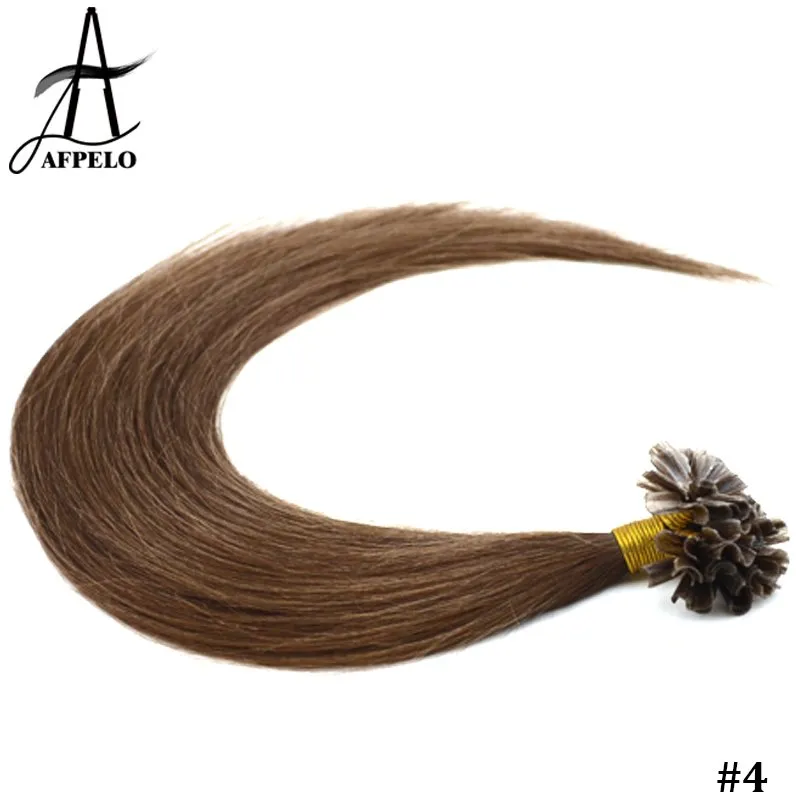 Brūns U tip matu pieaudzēšana