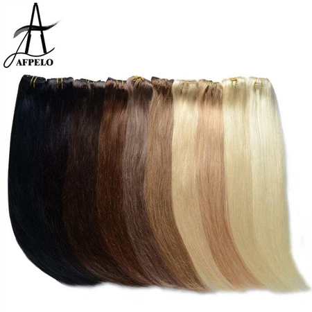 Deep Wave Clip in hair extensions