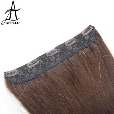 Remy cilvēka matu Halo pagarinājumi