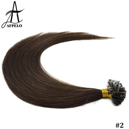 black U tip hair extension